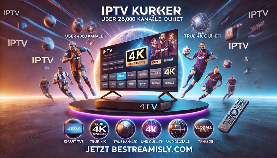 IPTV wo kaufen? Premium IPTV Anbieter mit True 4K | Streamisly
